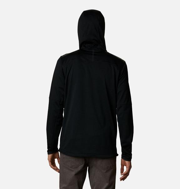 Columbia Tech Trail Hoodies Black For Men's NZ3971 New Zealand